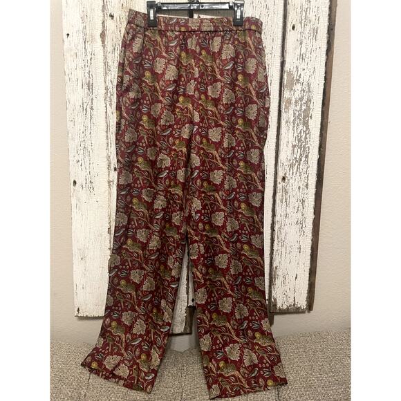 J. Crew Collection 100% Silk Jungle Cat Print Size 4 - Picture 3 of 10